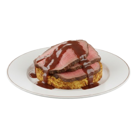 Roast Beef over Filling w/ Gravy